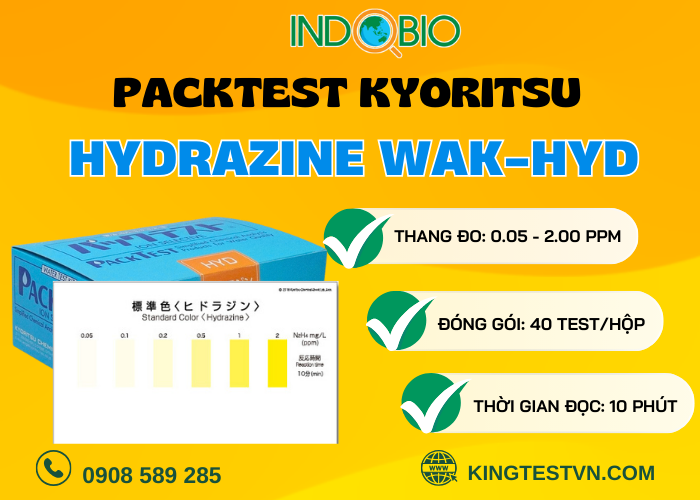 Bộ test Hydrazine Kyoritsu WAK-HYD